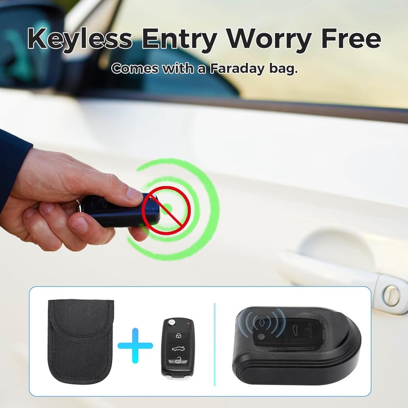 Thlevel Magnetic Key Holder Box Hide A Key Under Car with Combination Lock with Strong Magnet for Storage Key Indoors, Outdoors Outside - Image 3